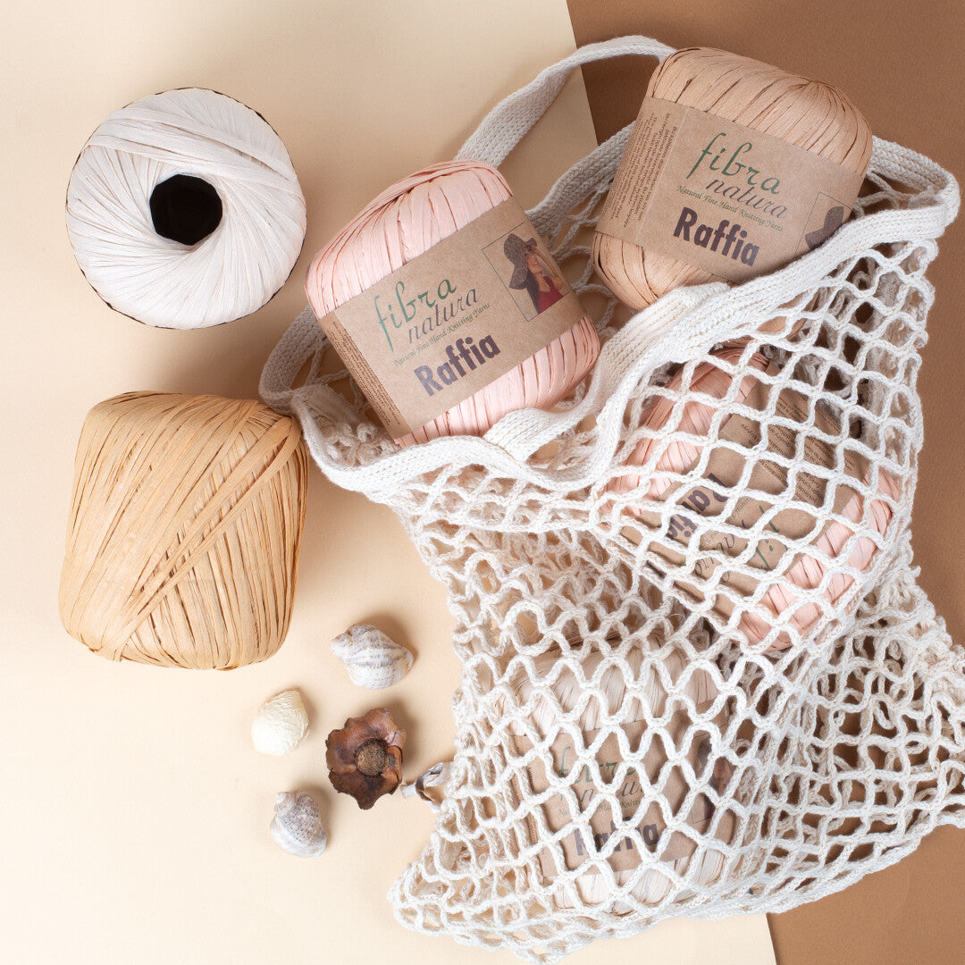 Fibra Natura 40 g Raffia Paper Yarn, Red - 116-06