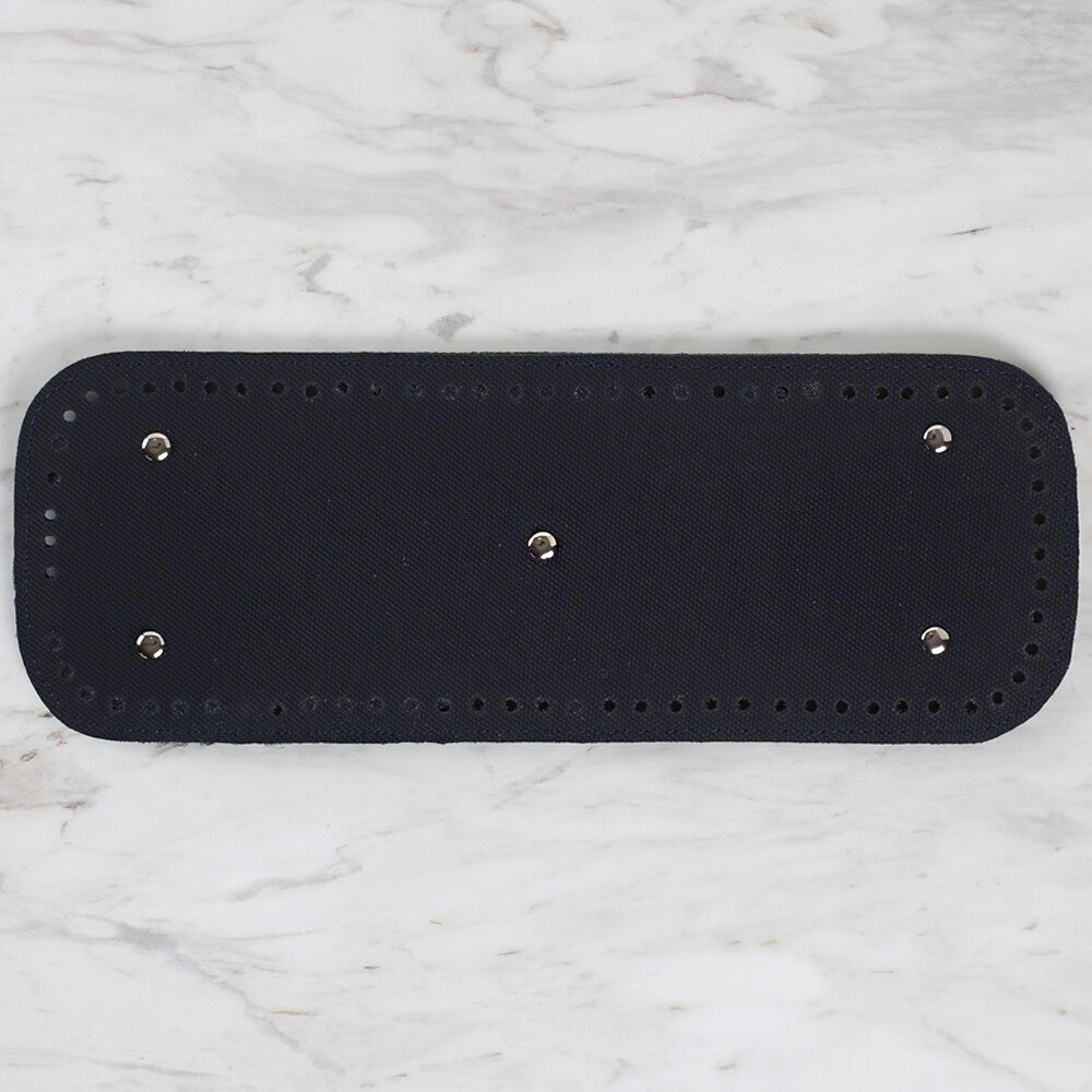 Loren Leather Bag Sole, Navy