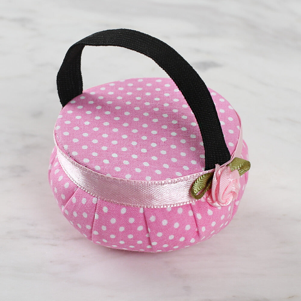 Loren Arm Pincushion, Spotty - Pink