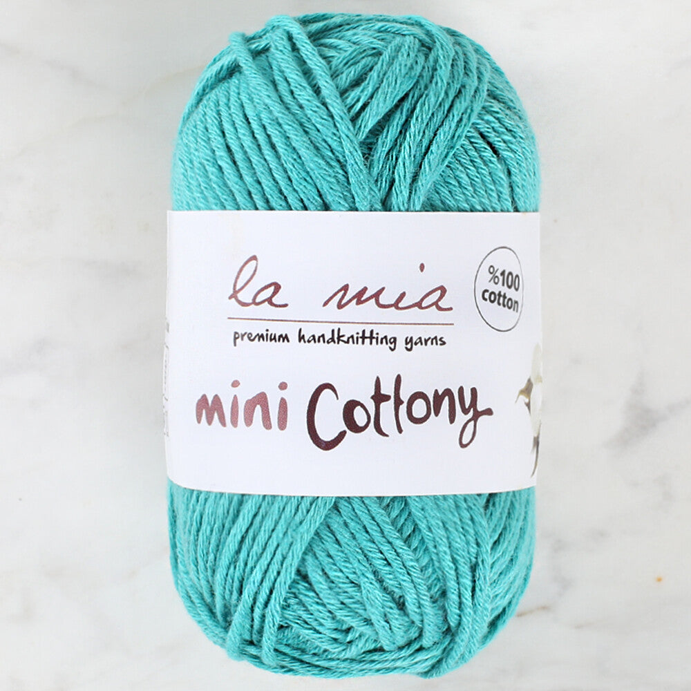 La Mia Mini Cottony 25 g Baby Yarn, Green - L008