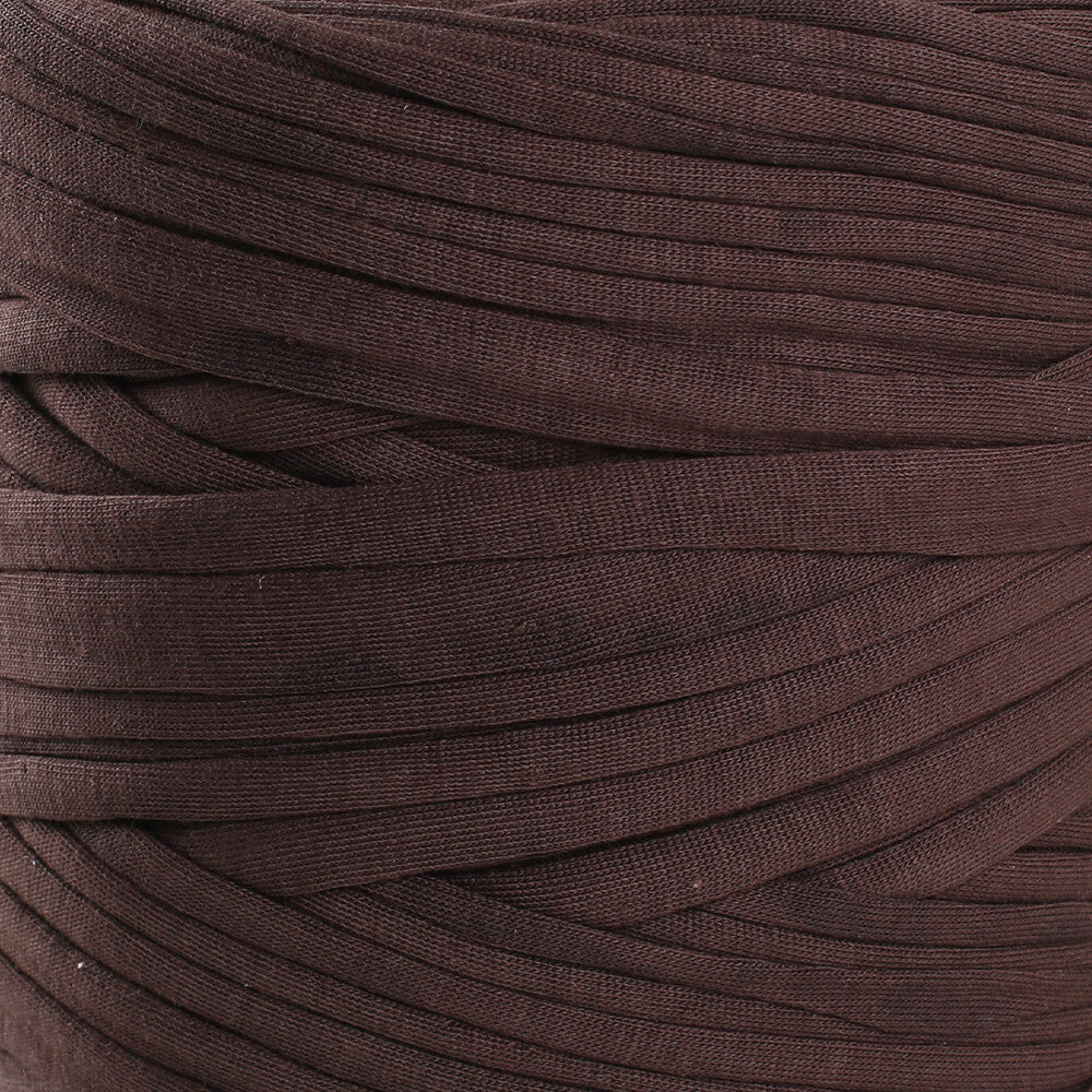 Loren T-shirt Yarn, Dark Brown - 35