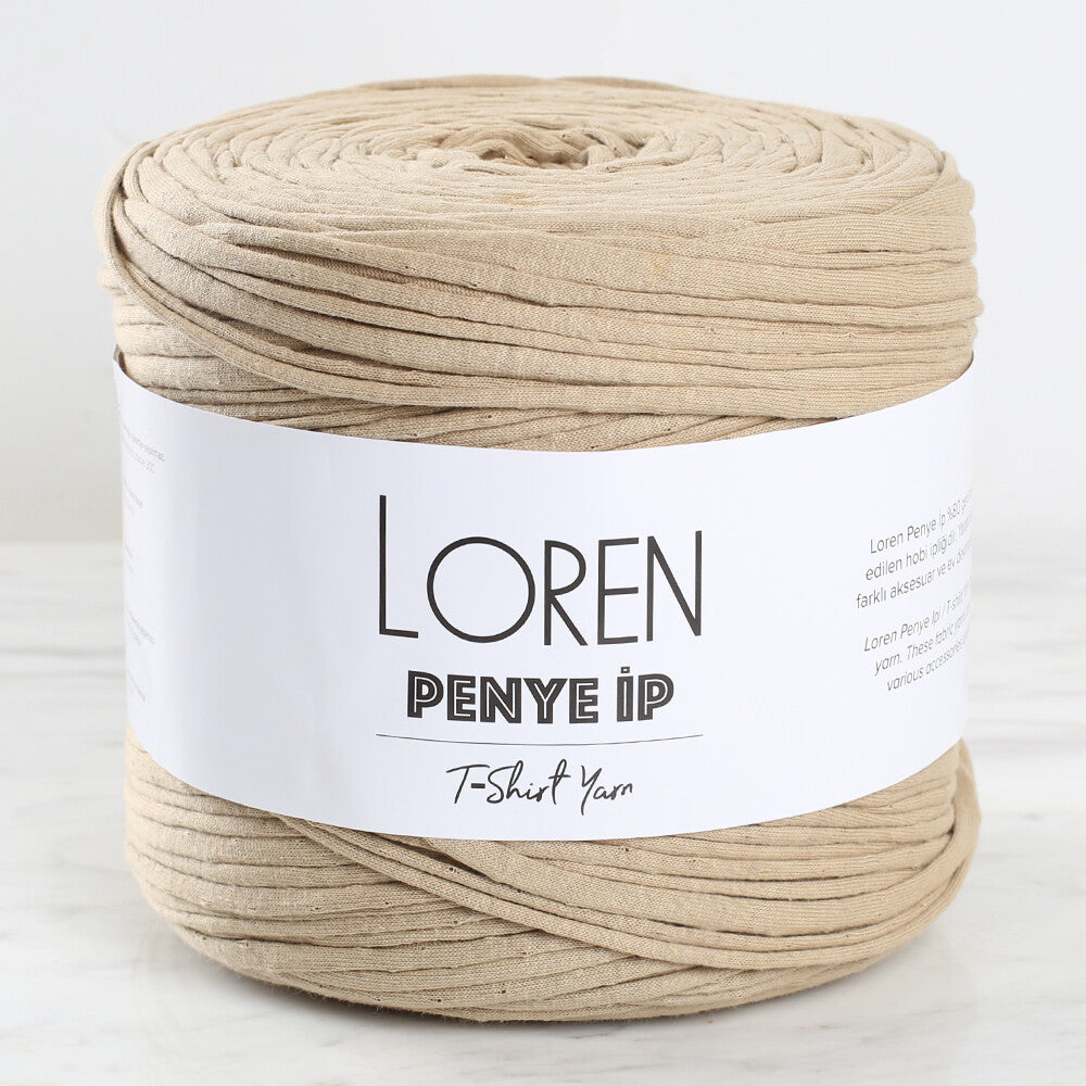 Loren T-Shirt Yarn, Beige - 31