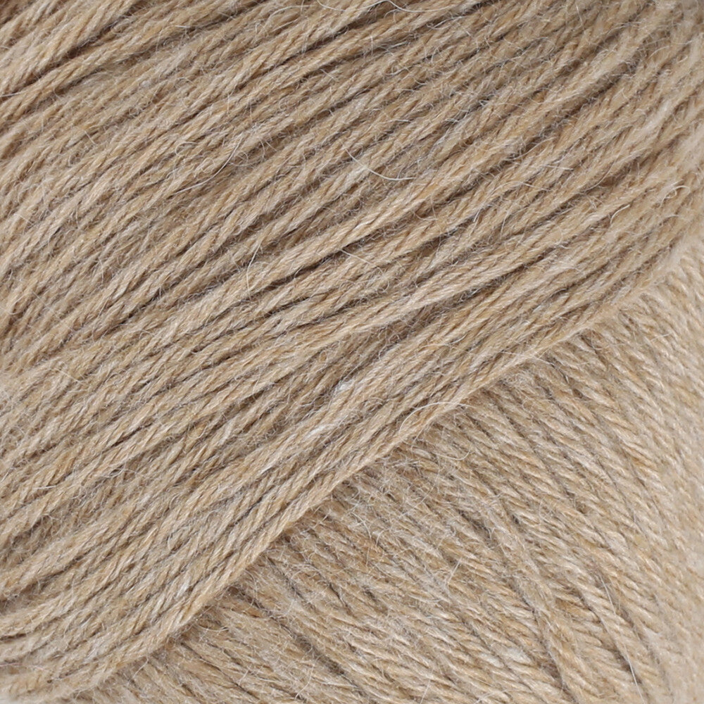 La Mia Angora 50gr Hand Knitting Yarn, Light Brown - L098