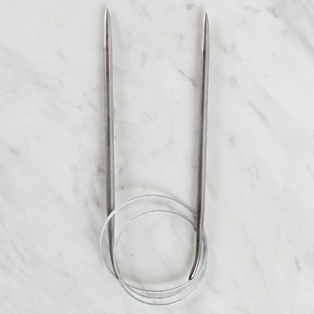Loren Crafts 5mm 60 cm Steel Circular Needle