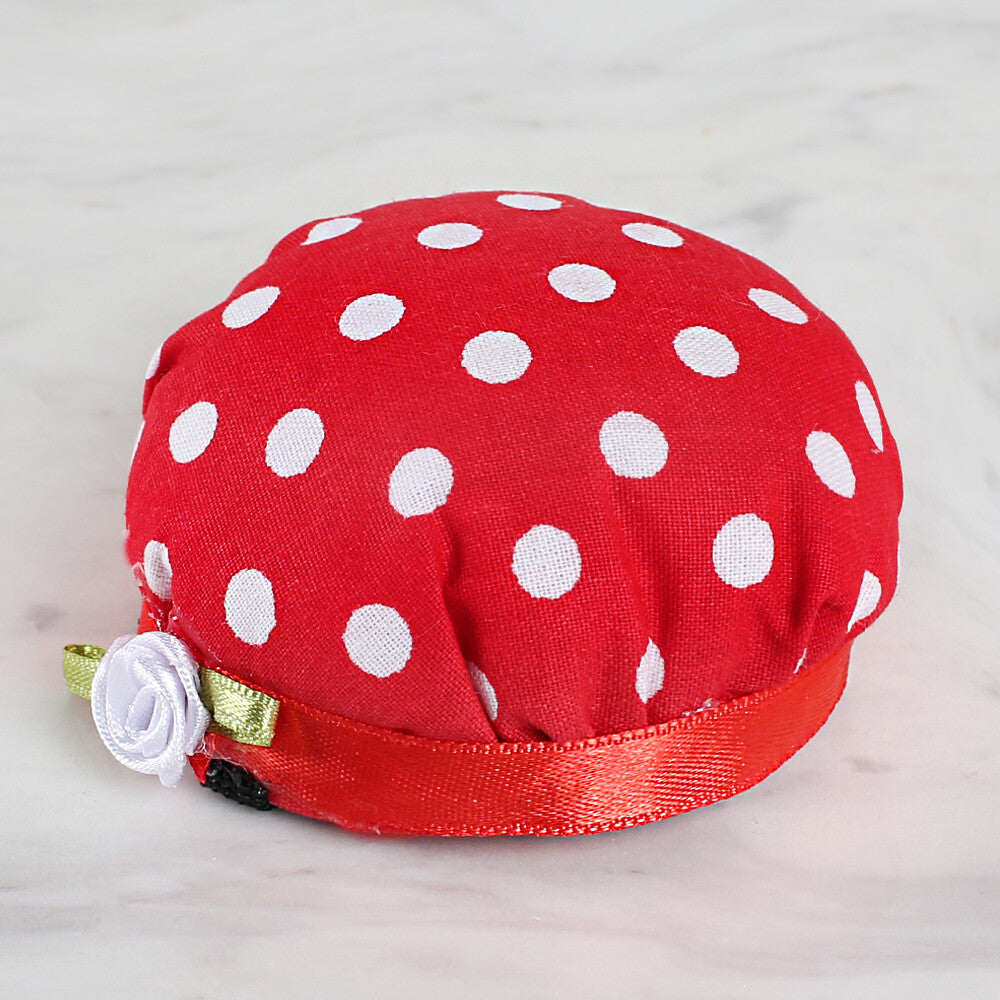 Loren Arm Pincushion, Spotty - Red