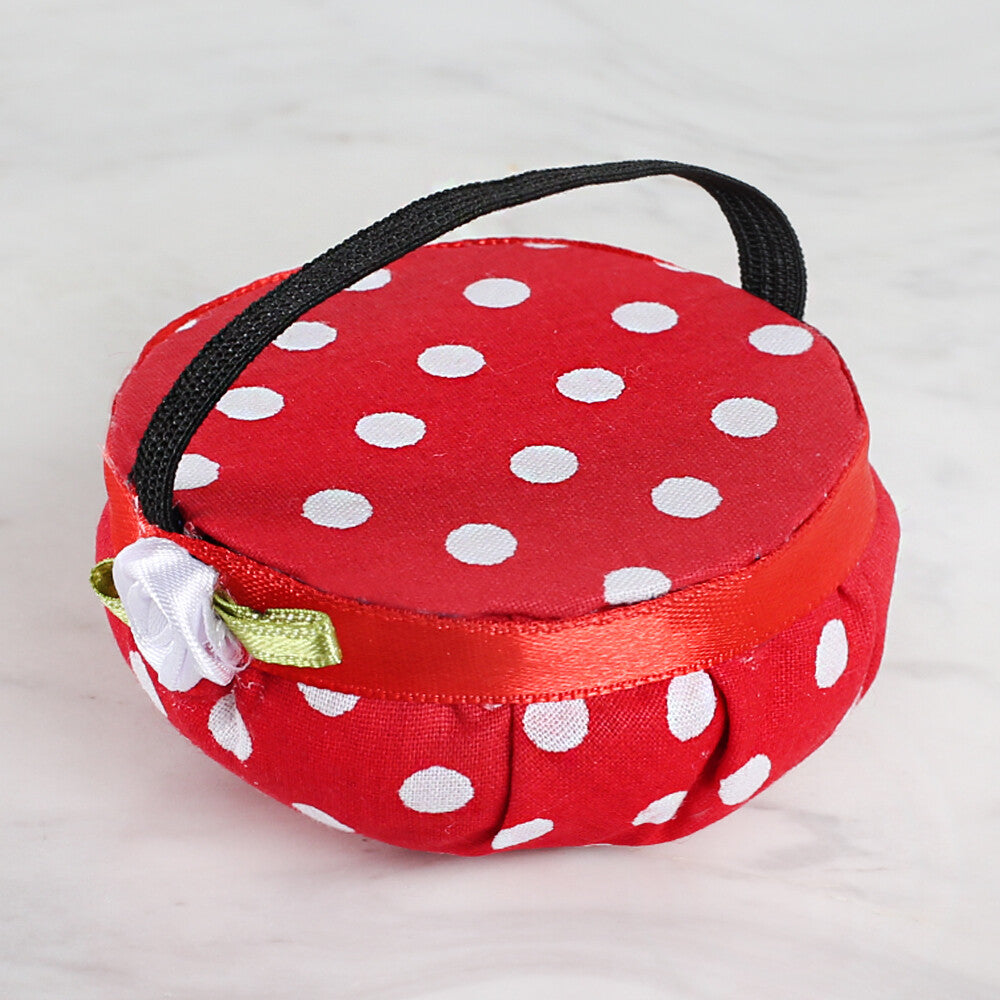 Loren Arm Pincushion, Spotty - Red