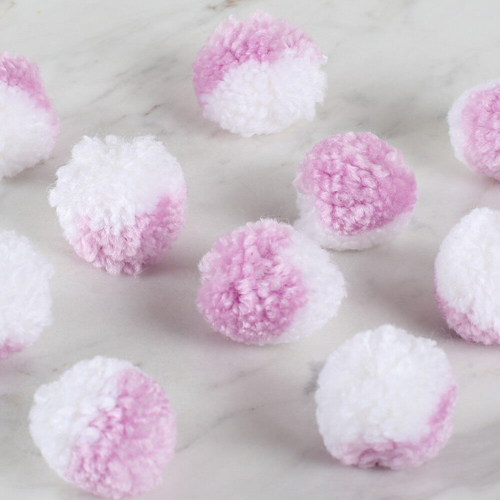 Loren Crafts 2-Colour Pom Pom - DU0006