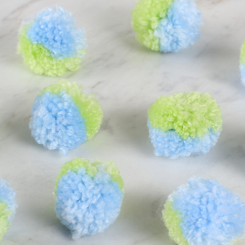 Loren Crafts 2-Colour Pom Pom - DU0010