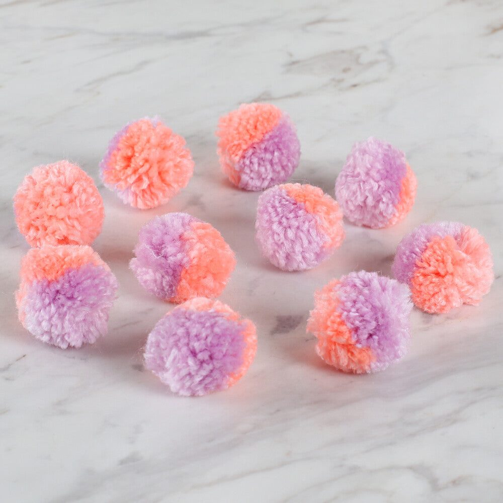 Loren Crafts 2-Colour Pom Pom - DU00012