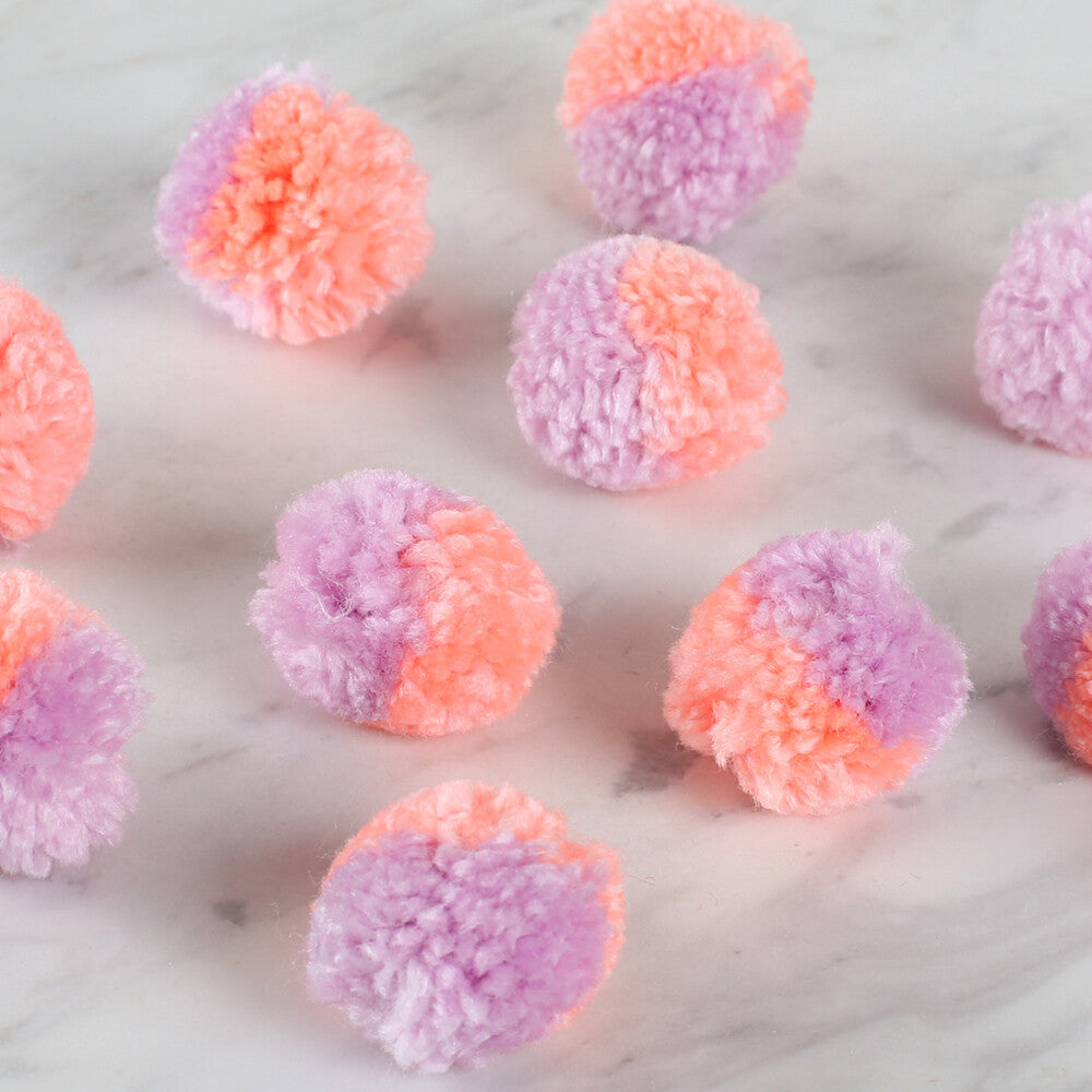 Loren Crafts 2-Colour Pom Pom - DU00012