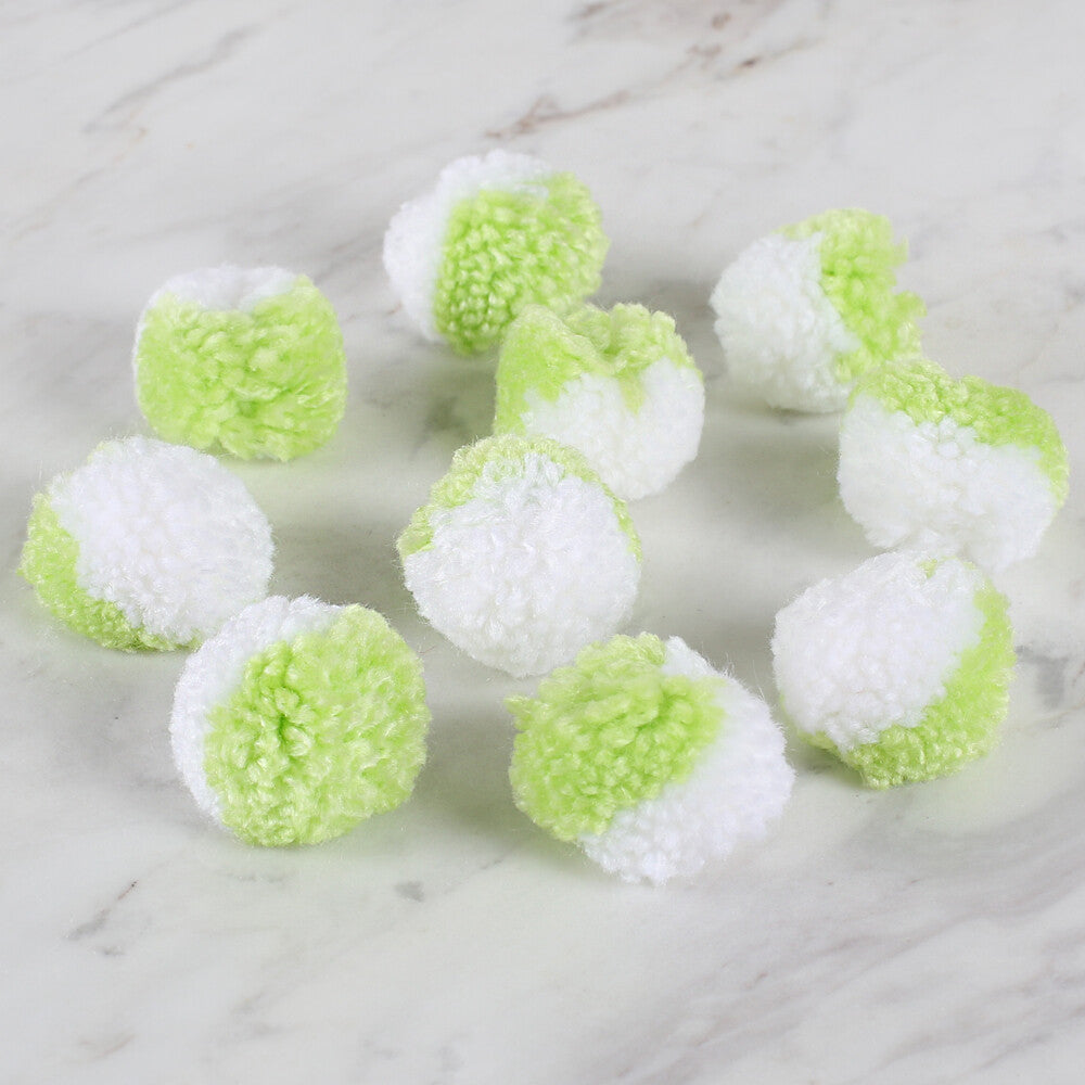 Loren Crafts 2-Colour Pom Pom - DU0004