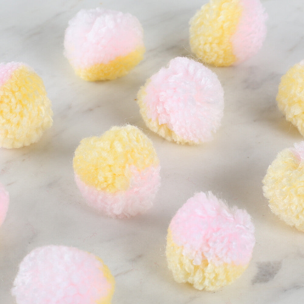 Loren Crafts 2-Colour Pom Pom - DU00014