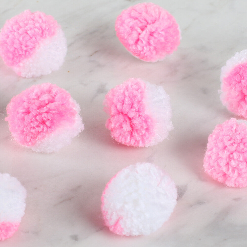 Loren Crafts 2-Colour Pom Pom - DU0008