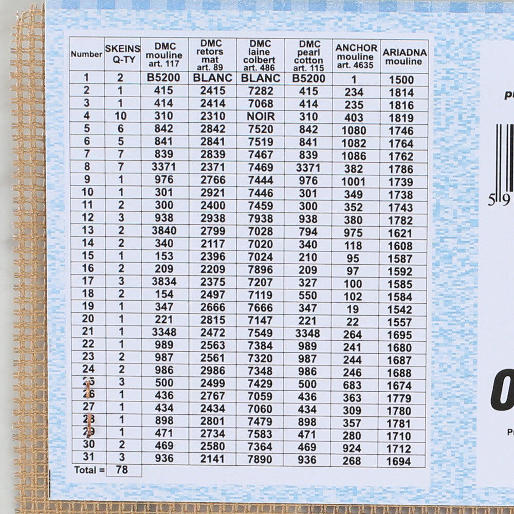 Orchidea 50x70 cm Marie Nyl - Frosch - Still Life With Lilacs Printed Gobelin 2848R