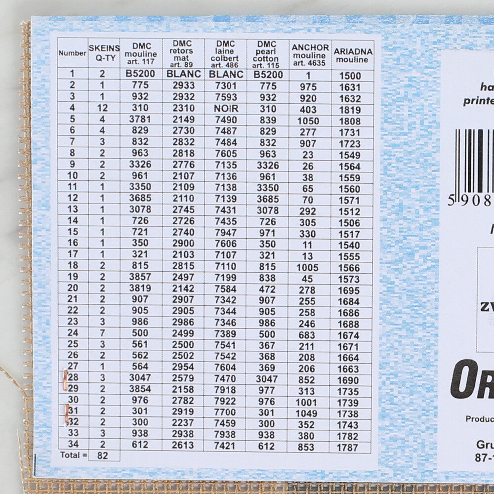 Orchidea 50x70 cm Federico Olaria - Basket Of Flowers Printed Gobelin 2694R