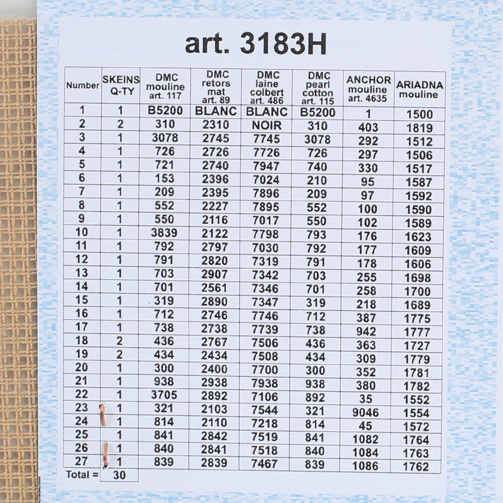 Orchidea 24x30 cm A Basket Of Pansies Printed Gobelin 3183H