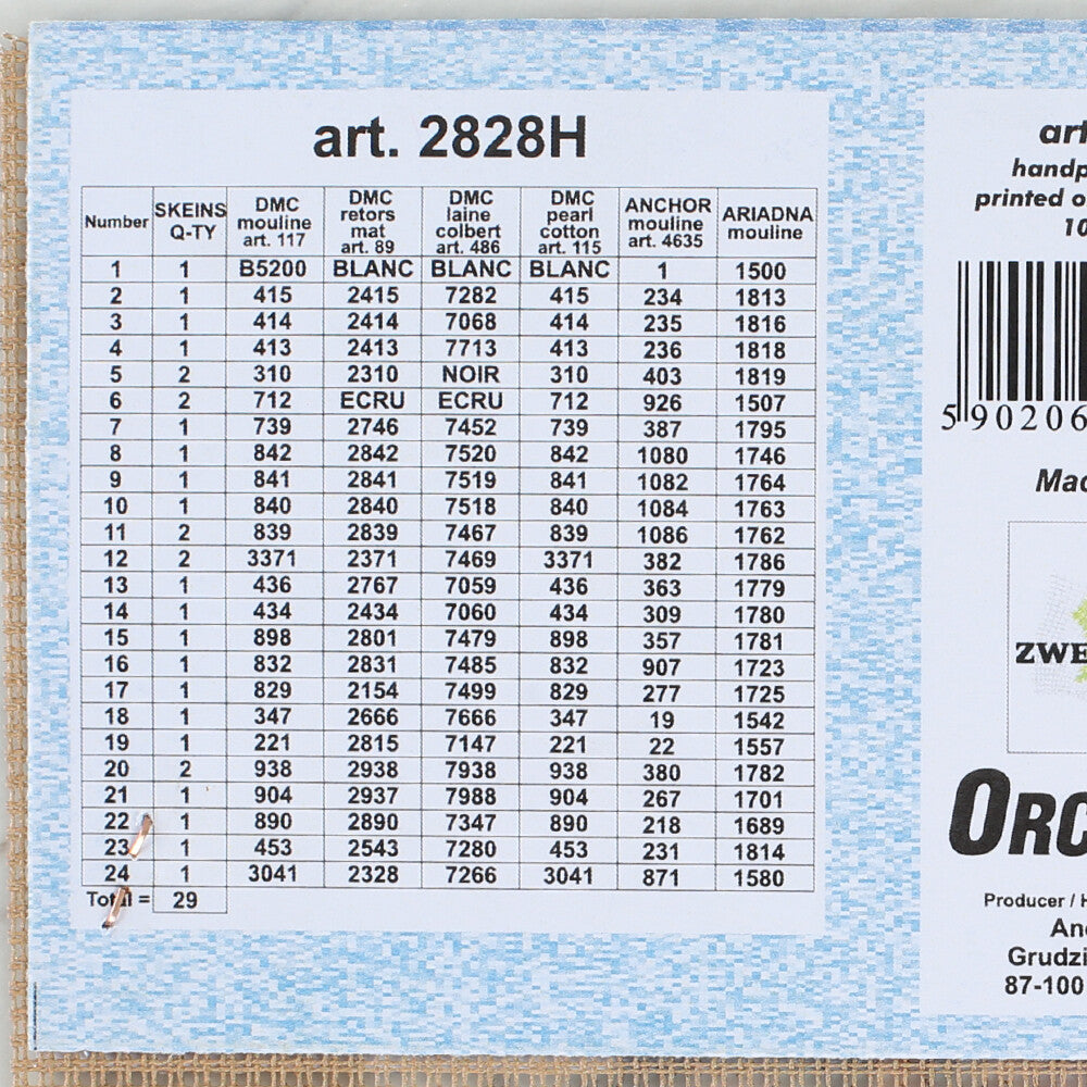 Orchidea 24x30 cm Agnes Cowieson - At The Window Printed Gobelin 2828H