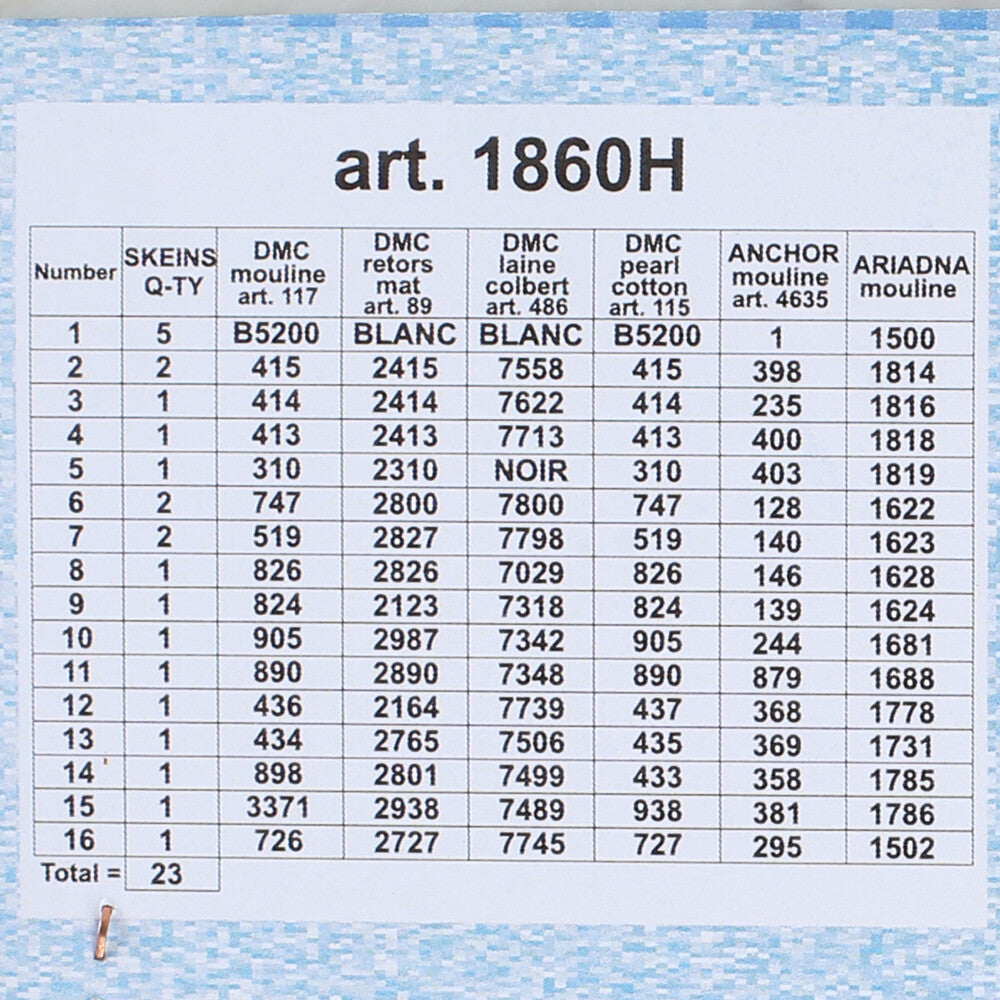 Orchidea 24x30 cm Winter On The River Printed Gobelin 1860H