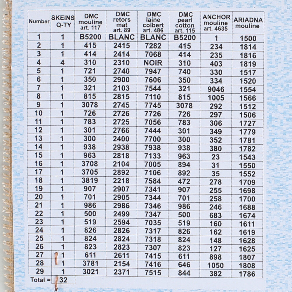 Orchidea 24x30 cm Adriana Johanna Haanen - Summer Printed Gobelin 3226H