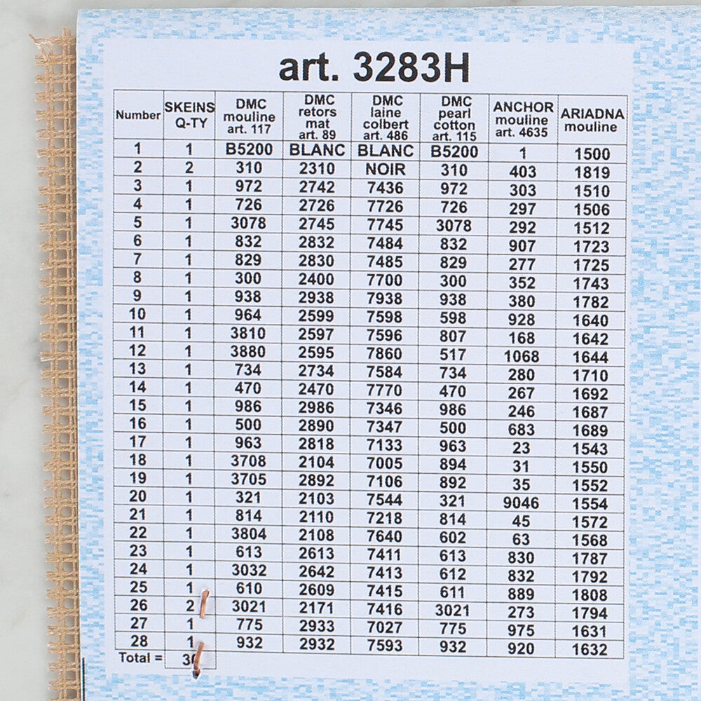 Orchidea 24x30 cm Georges Jeannin - Flower Piece in Vase Printed Gobelin 3283H