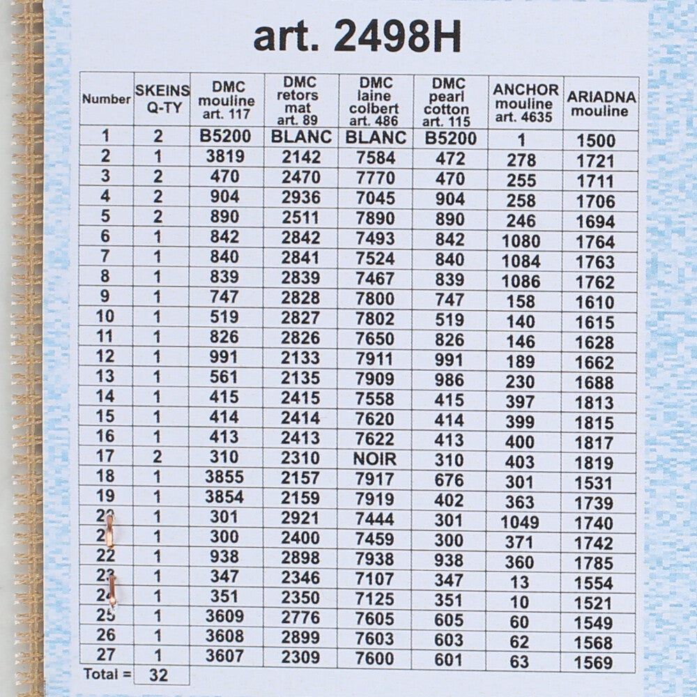 Orchidea 24x30 cm Geese in The Yard Printed Gobelin 2498H