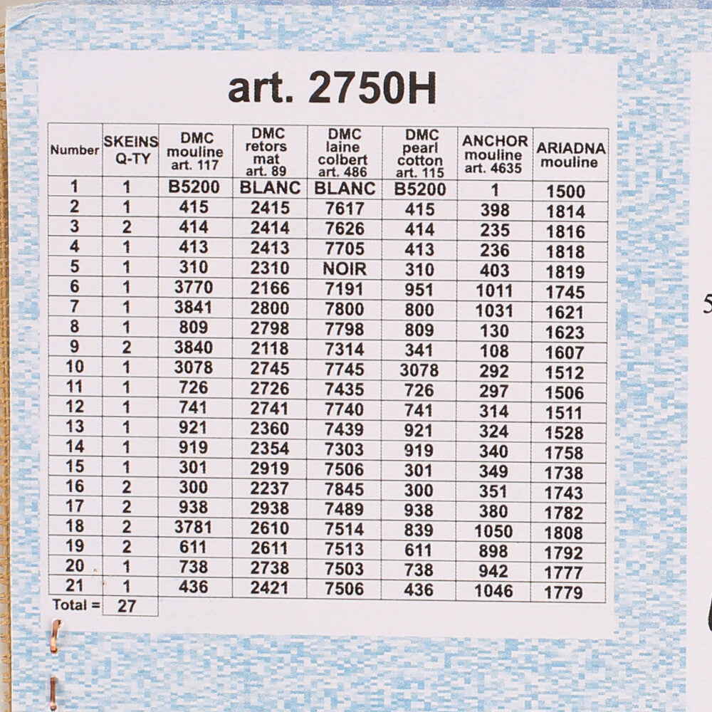 Orchidea 24x30 cm Winter Landscape Printed Gobelin 2750H