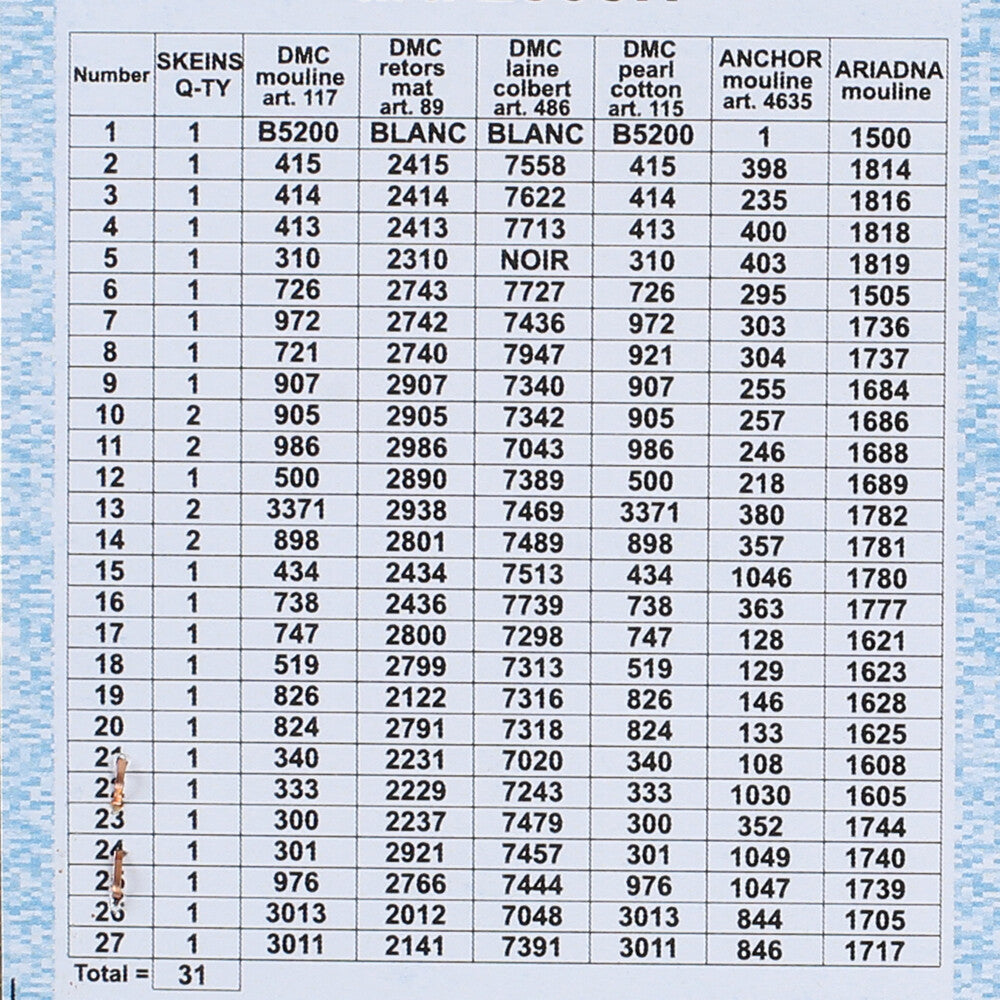 Orchidea 24x30 cm Weelbarrow With Flowers Printed Gobelin 2305H