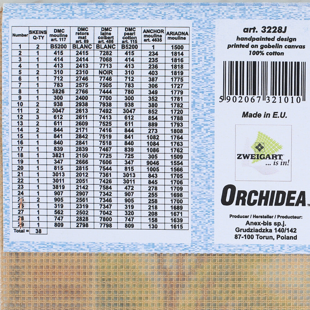 Orchidea 30x40 cm In The Backyard Printed Gobelin 3228J