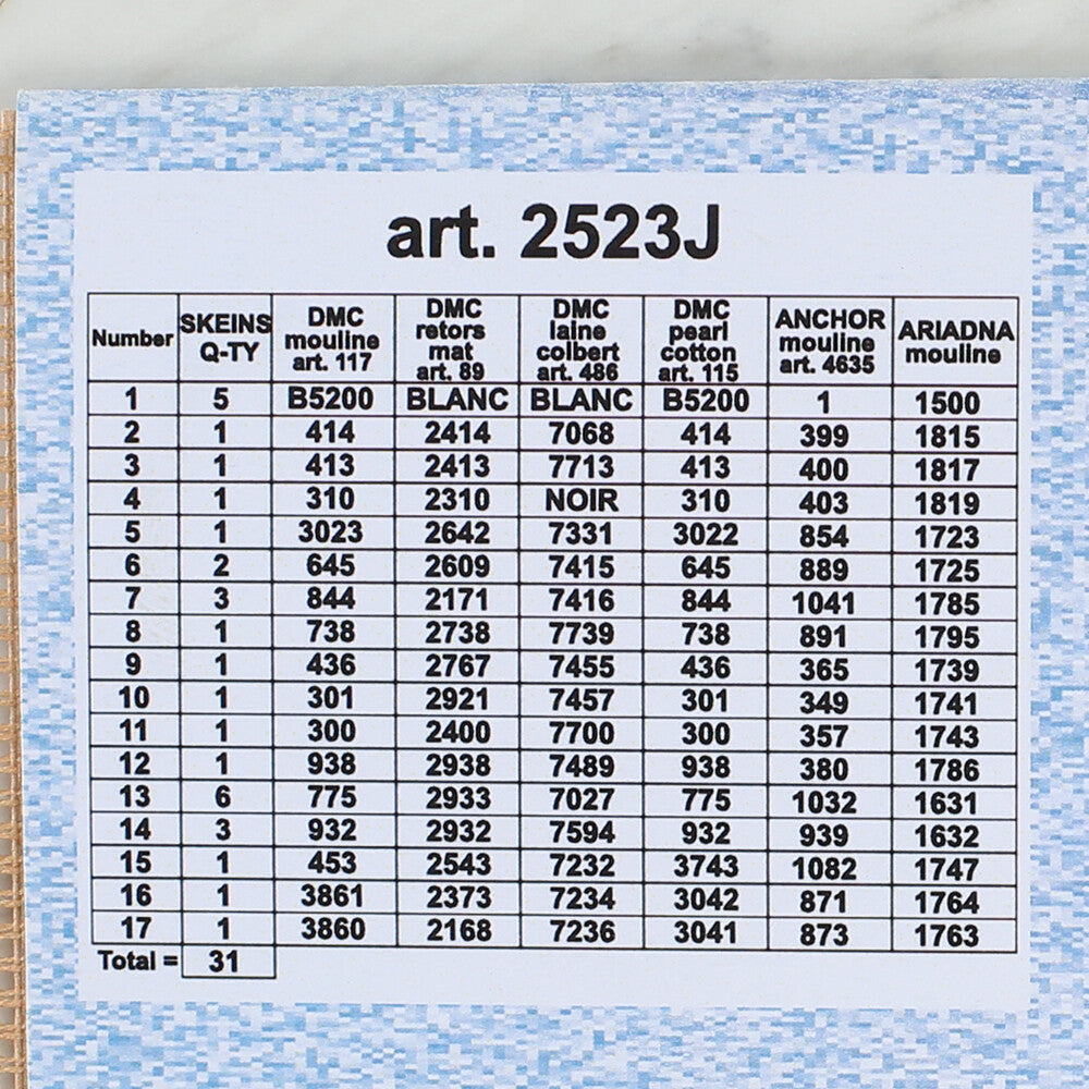Orchidea 30x40 cm Deers On A Snow Clearing Printed Gobelin 2523J