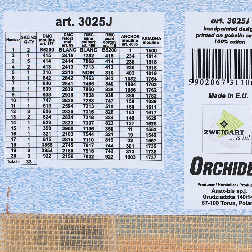 Orchidea 30x40 cm Lighthouse Printed Gobelin 3025J