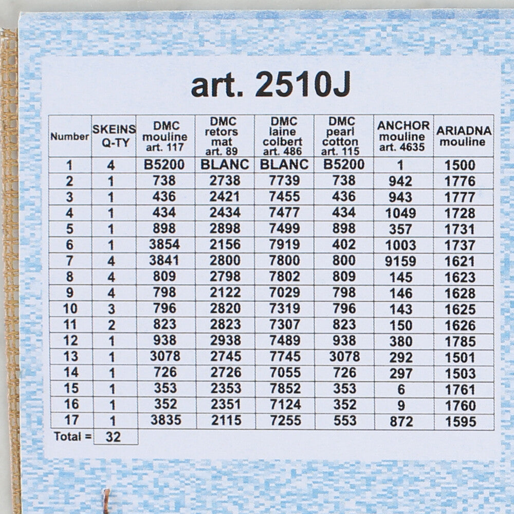 Orchidea 30x40 cm Winter Village Printed Gobelin 2510J