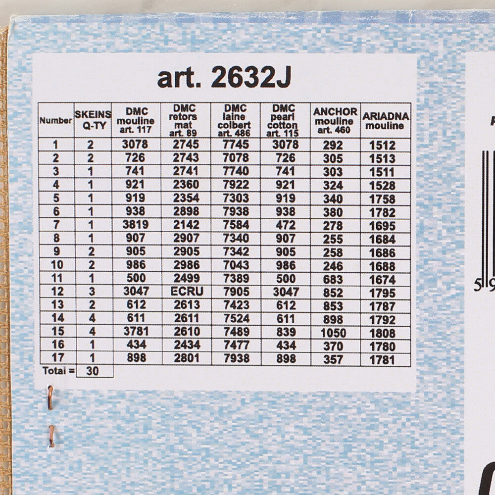 Orchidea 30x40 cm Sunflowers Printed Gobelin 2632J