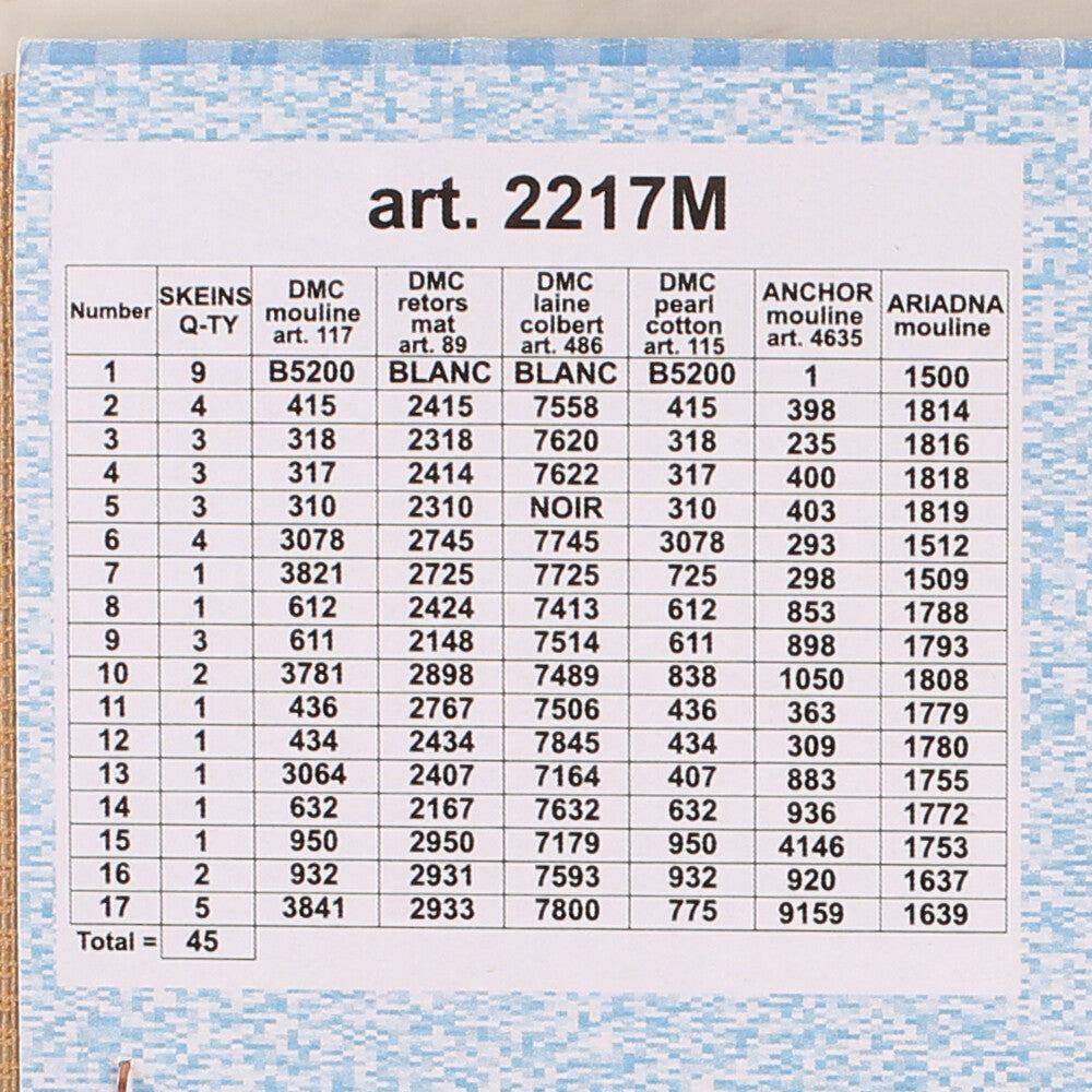 Orchidea 40x50 cm Winter Landscape By The Lake Printed Gobelin 2217M