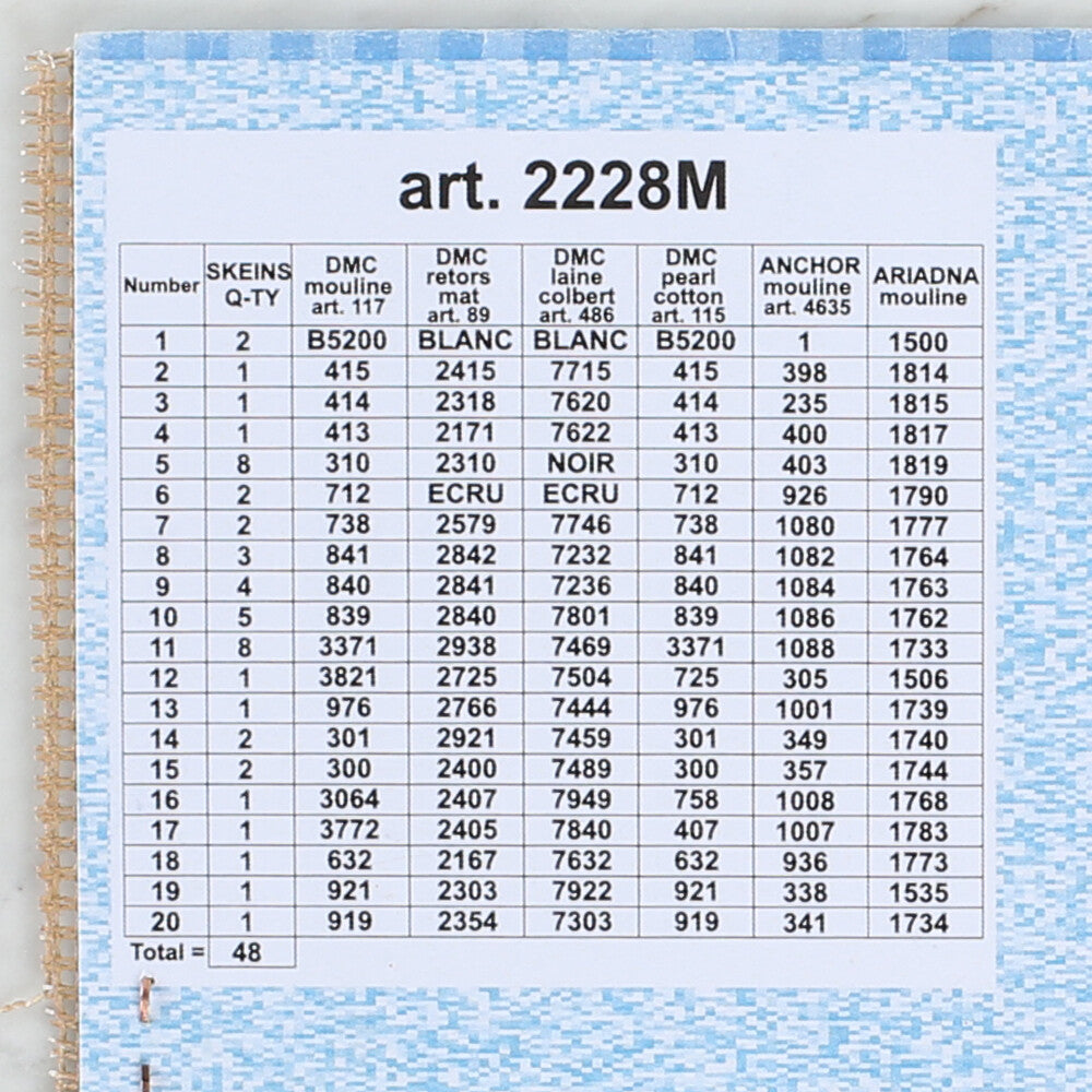 Orchidea 40x50 cm Cristoforo Munari Allegoria Delle Arti Printed Gobelin 2228M