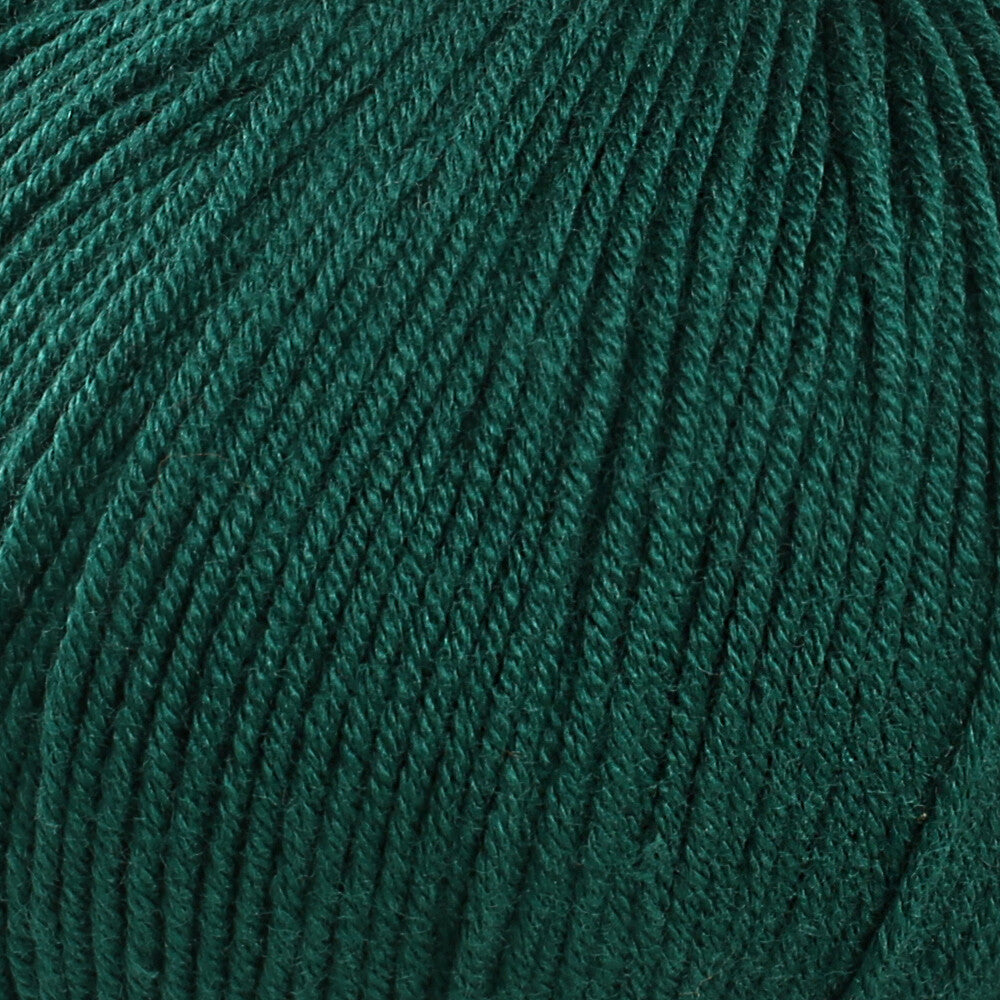 Gazzal Baby Cotton Knitting Yarn, Dark Green - 3467