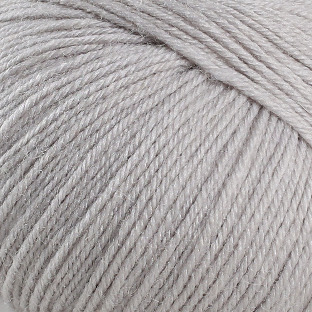 Gazzal Baby Wool Knitting Yarn, Grey - 817
