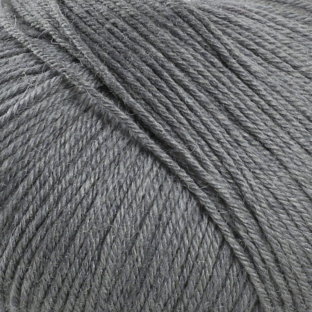 Gazzal Baby Wool Knitting Yarn, Grey - 818