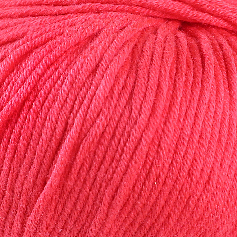 Gazzal Baby Cotton XL Knitting Yarn, Vermilion - 3458XL