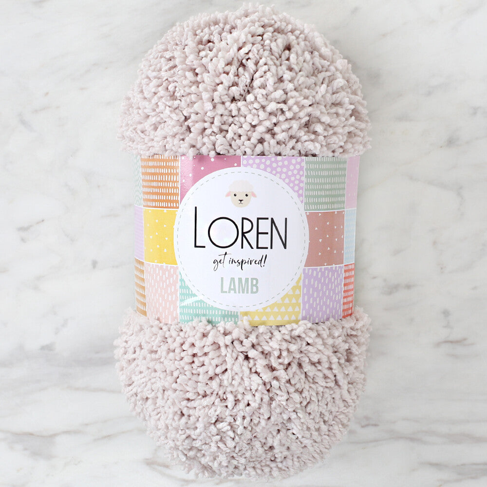 Loren Lamb Baby Yarn, Light Beige - R055