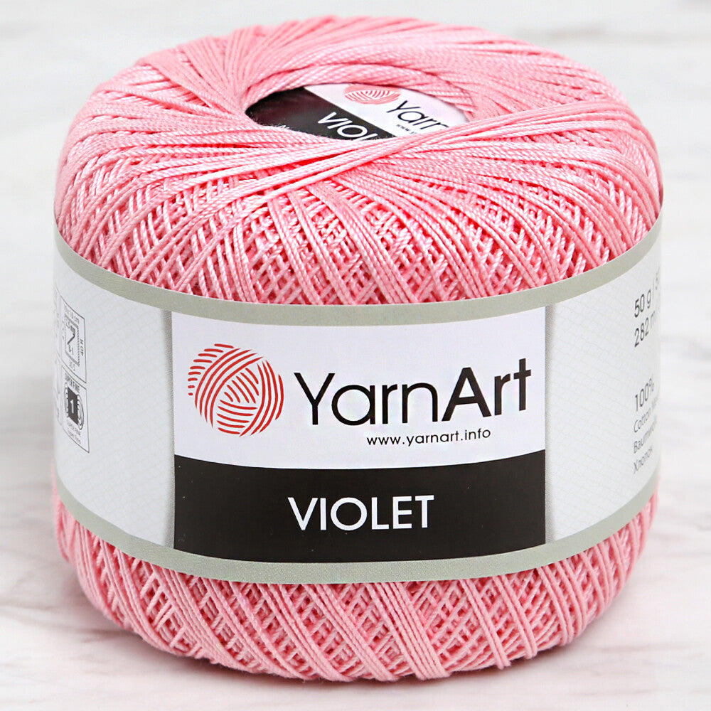 YarnArt Violet Yarn, Pink - 6313