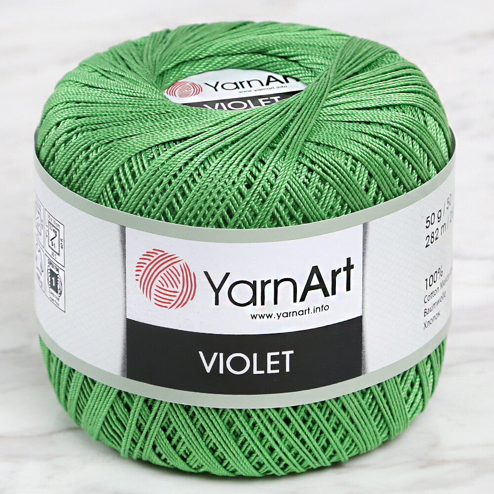 YarnArt Violet Yarn, Green - 6332