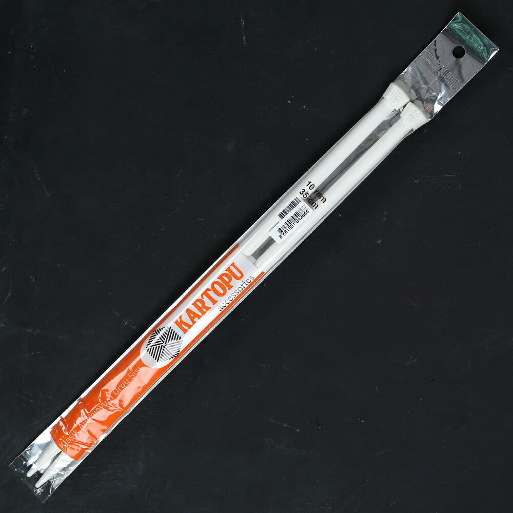 Kartopu Classic Knitting Needle, Aluminium, 10 mm 35cm