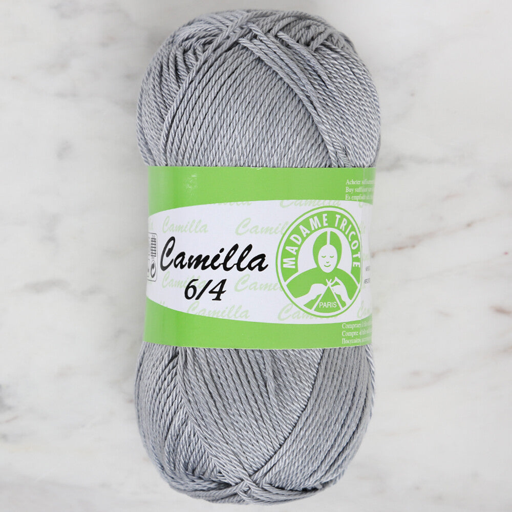 Madame Tricote Paris Camilla 50gr Knitting Yarn, Grey - 5326