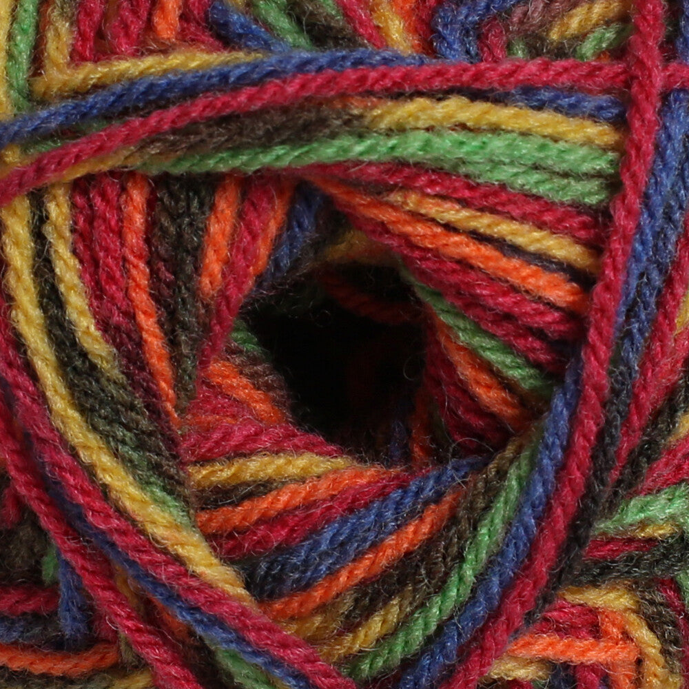 YarnArt Crazy Color Knitting Yarn, Variegated - 148