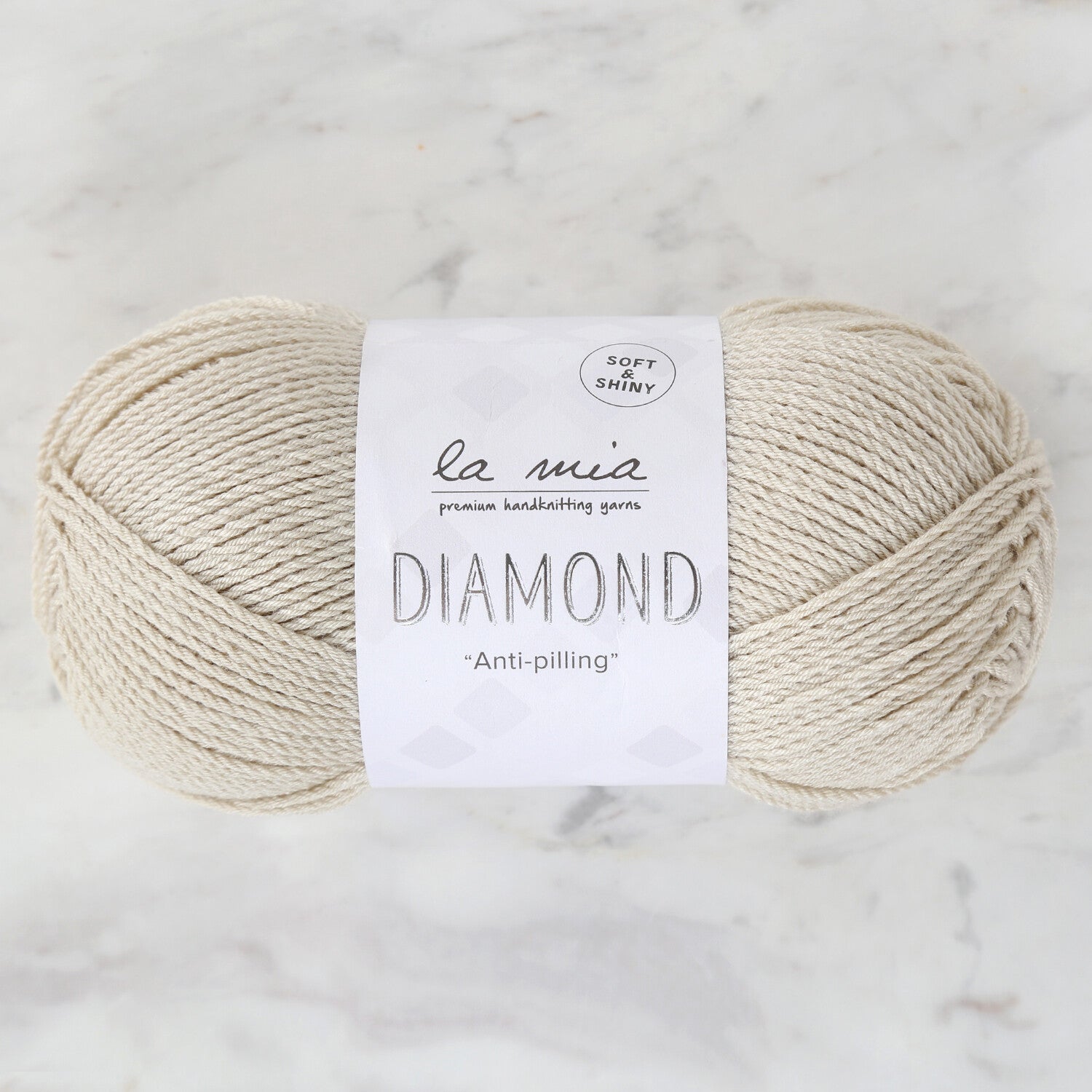 La Mia Diamond Yarn, Beige - L156