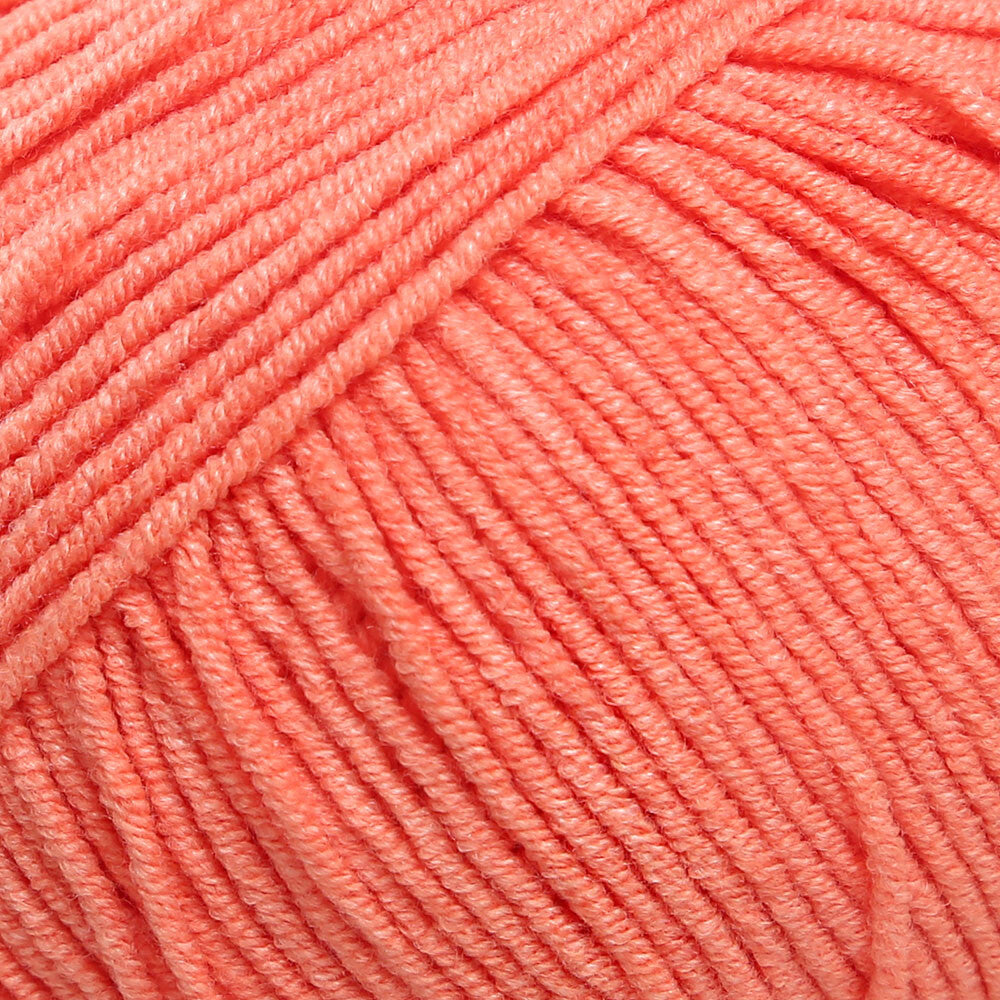 YarnArt Jeans Knitting Yarn, Orange - 23
