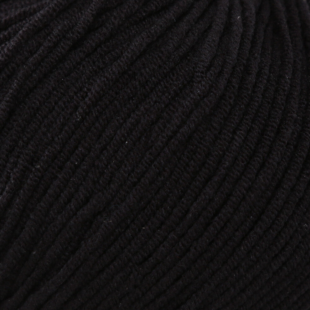 YarnArt Jeans Knitting Yarn, Black - 53