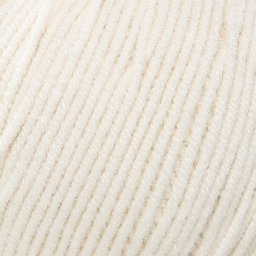 YarnArt Jeans Knitting Yarn, Cream - 03