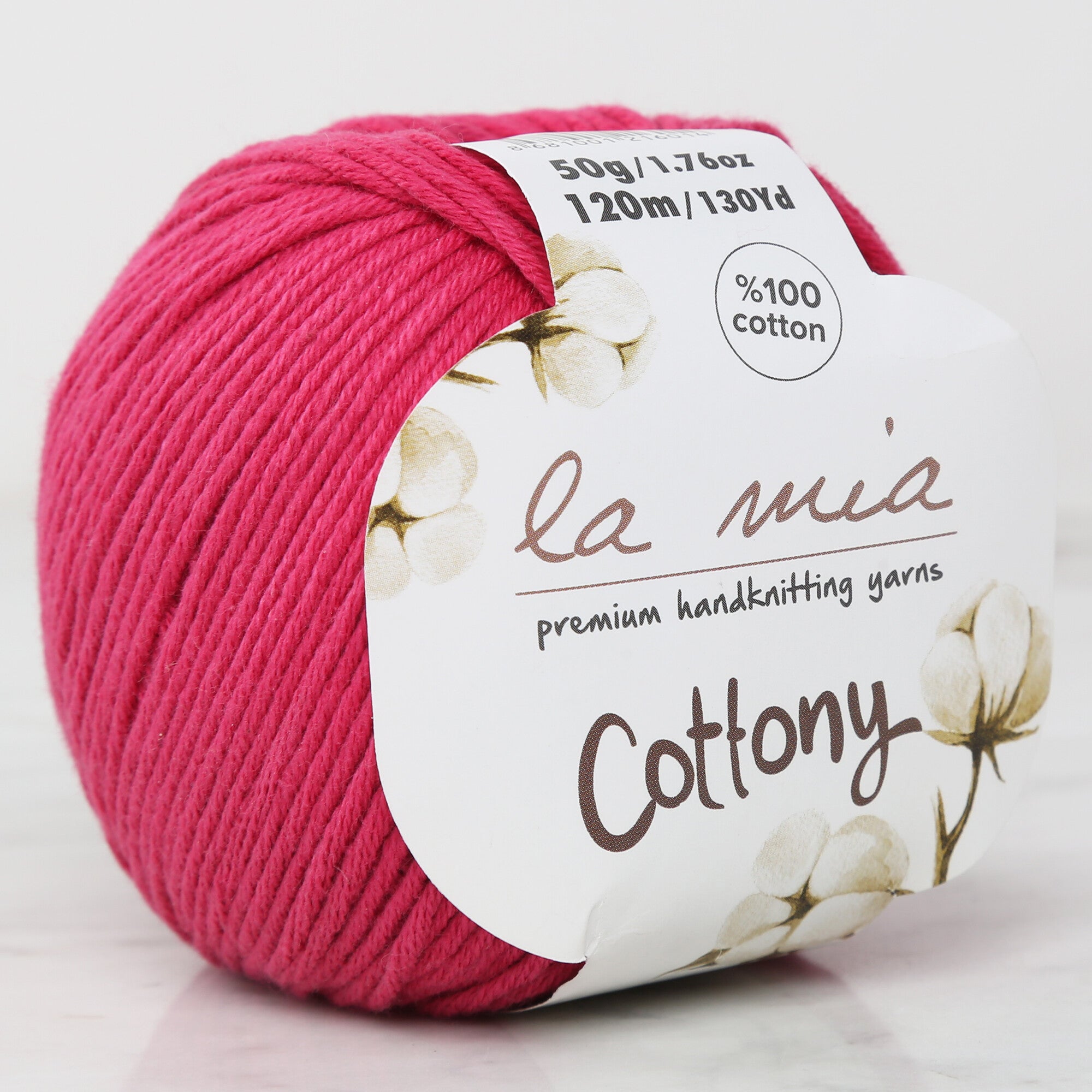 La Mia Cottony Baby Yarn, Fuchsia - L024