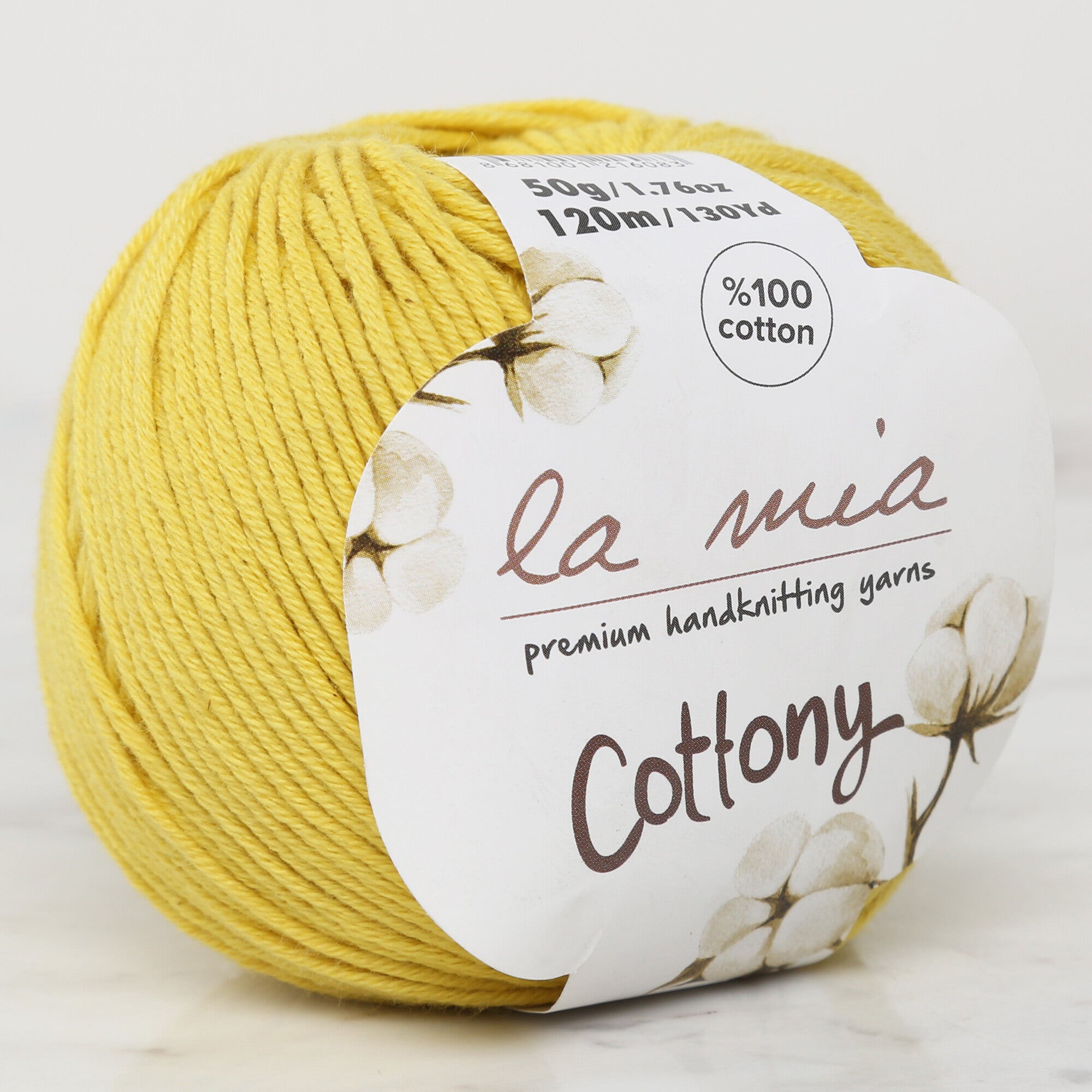 La Mia Cottony Baby Yarn, Mustard - L189